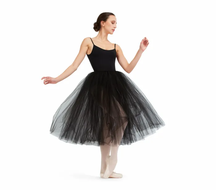 Repetto Womens Tutus and Skirts Rehearsal Tulle Skirt Black