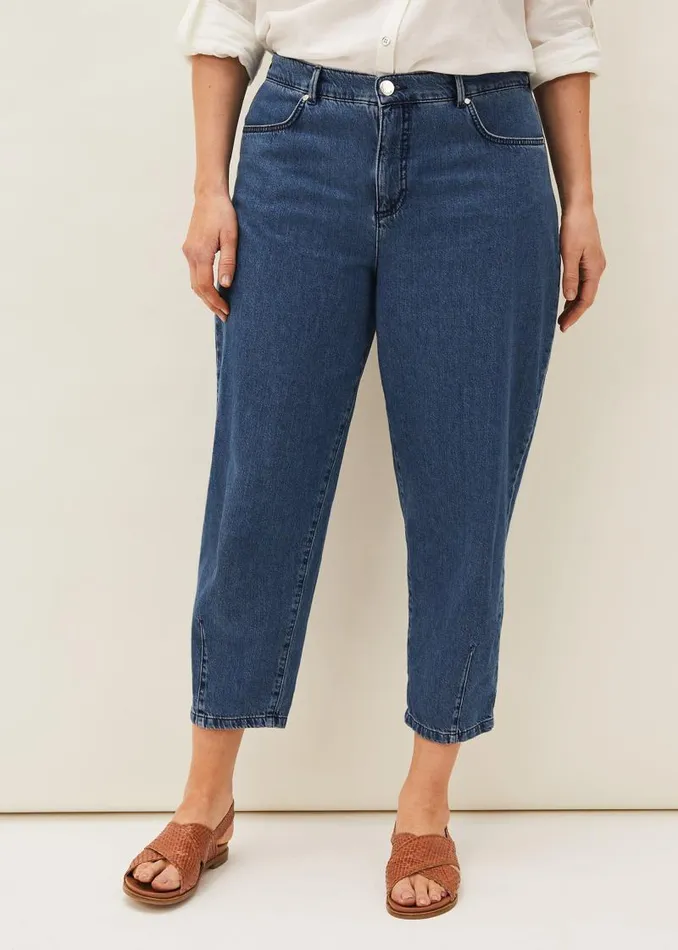 Romilly Barrel Leg Jean Indigo Women Phase Eight Trousers