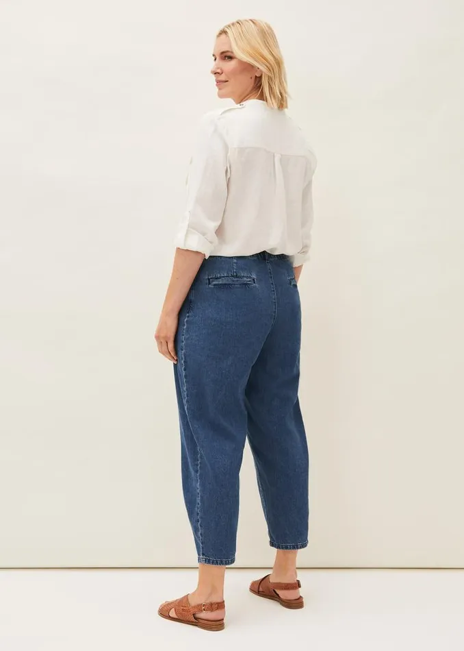 Romilly Barrel Leg Jean Indigo Women Phase Eight Trousers