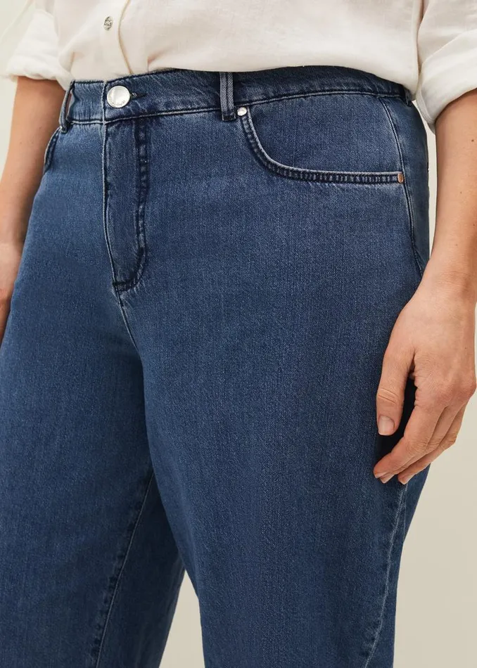 Romilly Barrel Leg Jean Indigo Women Phase Eight Trousers
