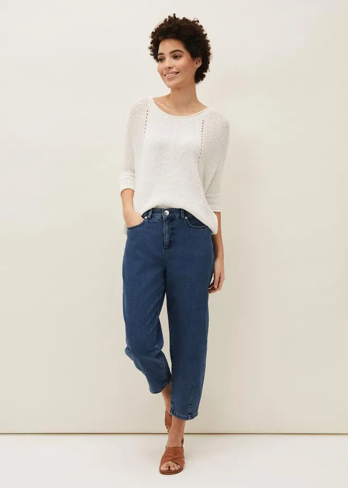 Romilly Barrel Leg Jean Indigo Women Phase Eight Trousers