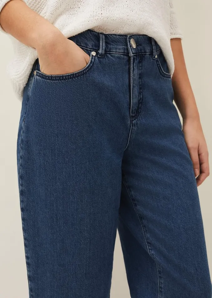 Romilly Barrel Leg Jean Indigo Women Phase Eight Trousers