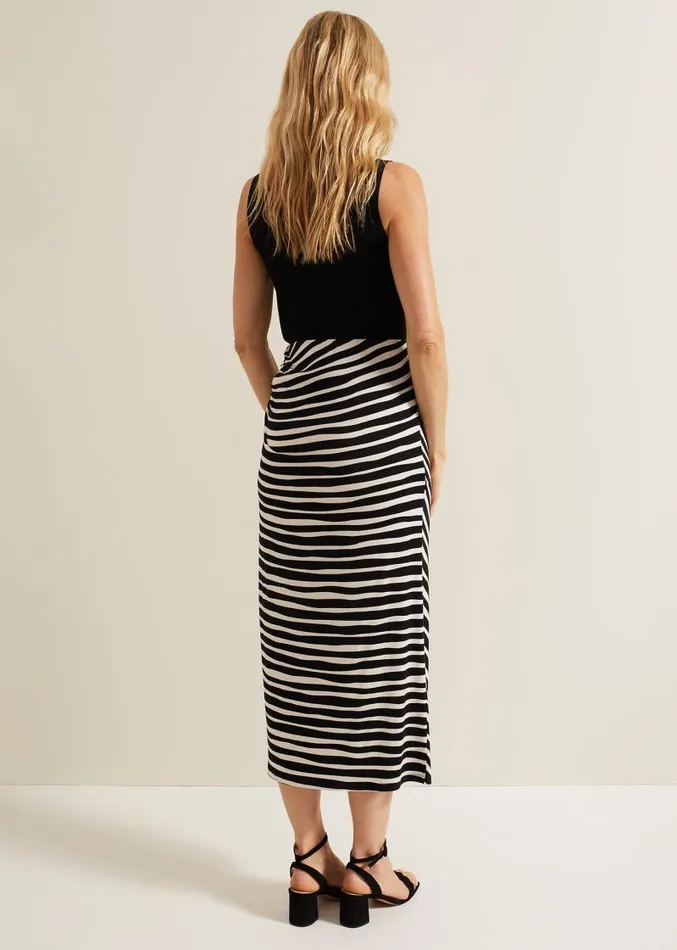 Rory Jersey Printed Maxi Skirt Blackstone Women Phase Eight Skirts