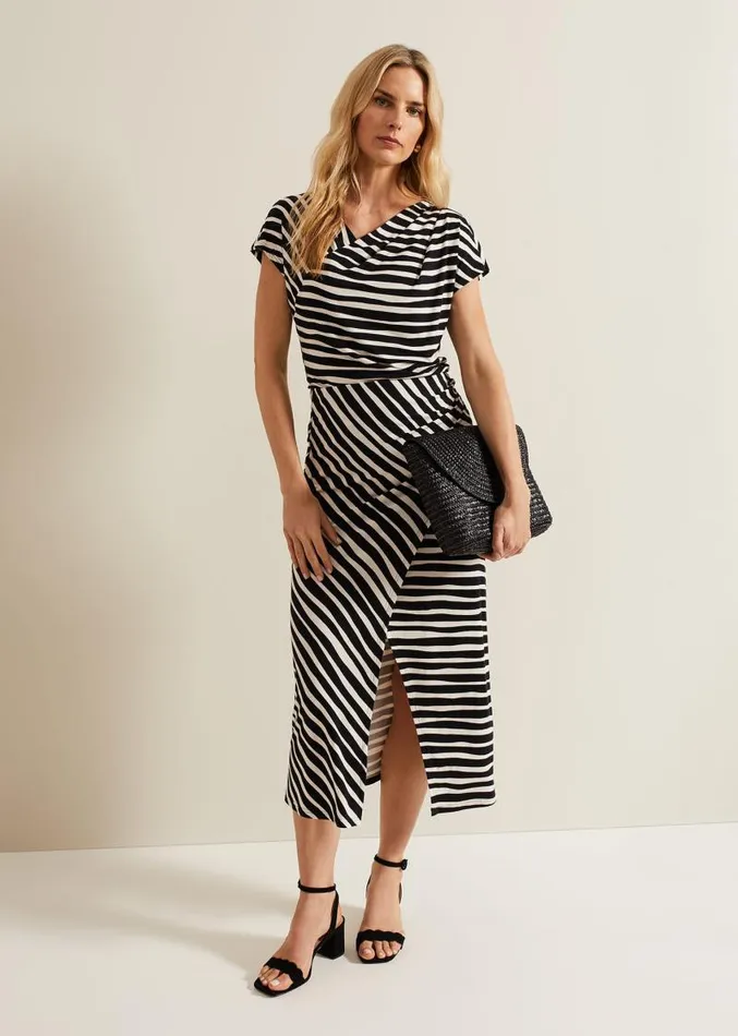 Rory Jersey Printed Maxi Skirt Blackstone Women Phase Eight Skirts