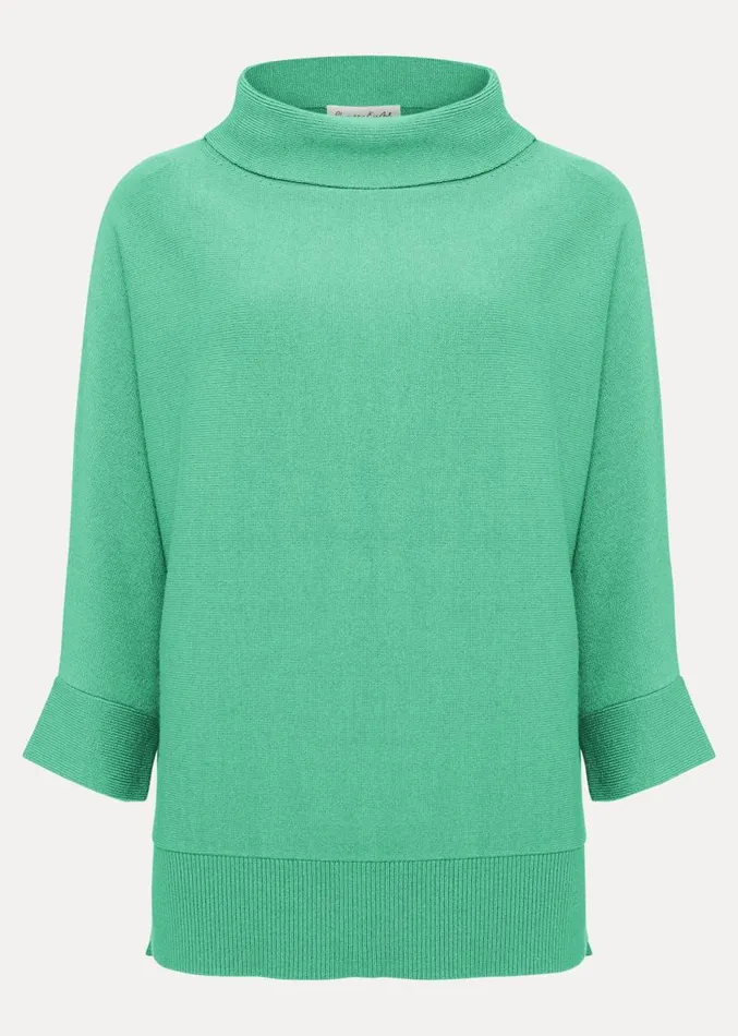 Salima Funnel Jumper Green Women Phase Eight Knitwear