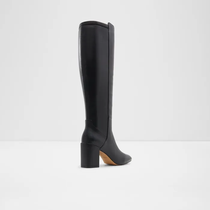 Satori Black Leather Smooth Women ALDO Boots