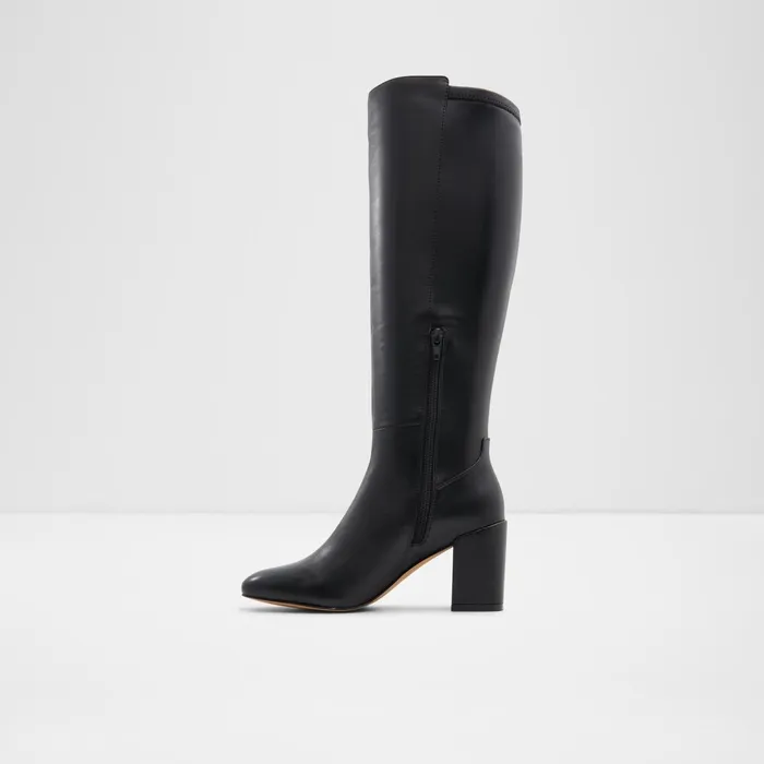 Satori Black Leather Smooth Women ALDO Boots