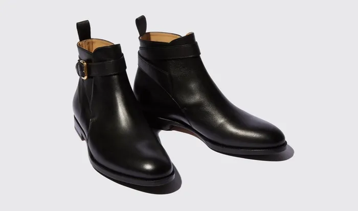 Scarosso Jodhpur Boots Men Taylor Black Black 8211 Calf