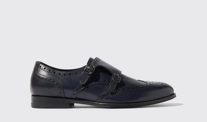Scarosso Monks Women Kate Blue Blue 8211 Calf
