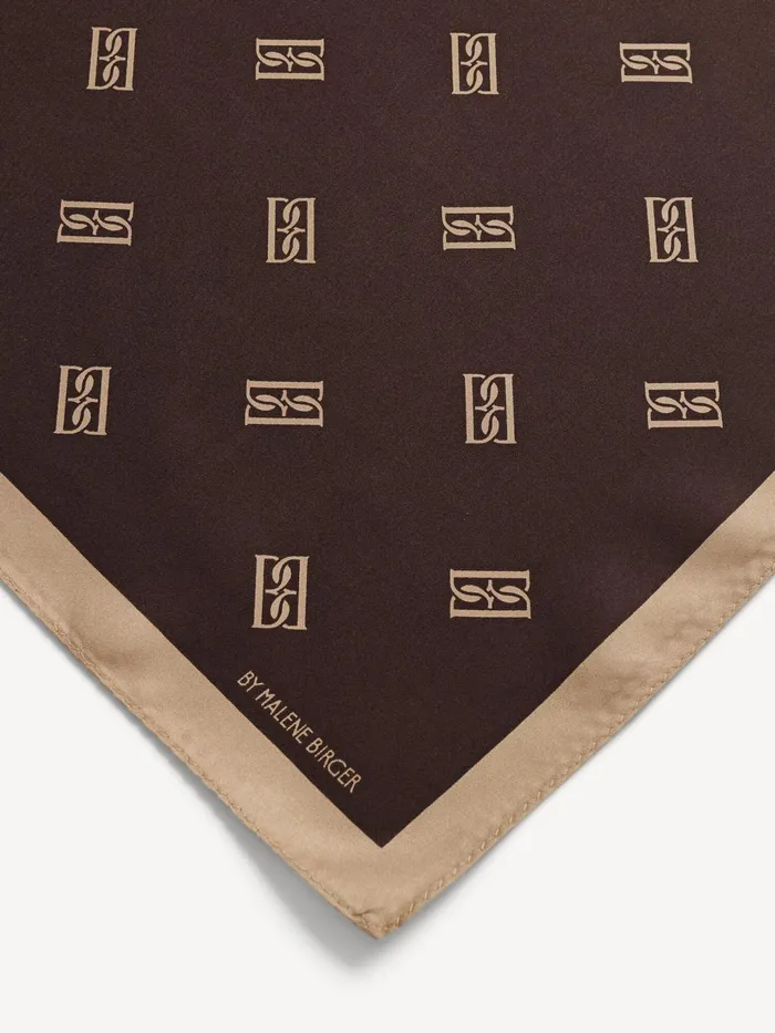 Scarves Women By Malene Birger Monnas Silk Scarf Shale