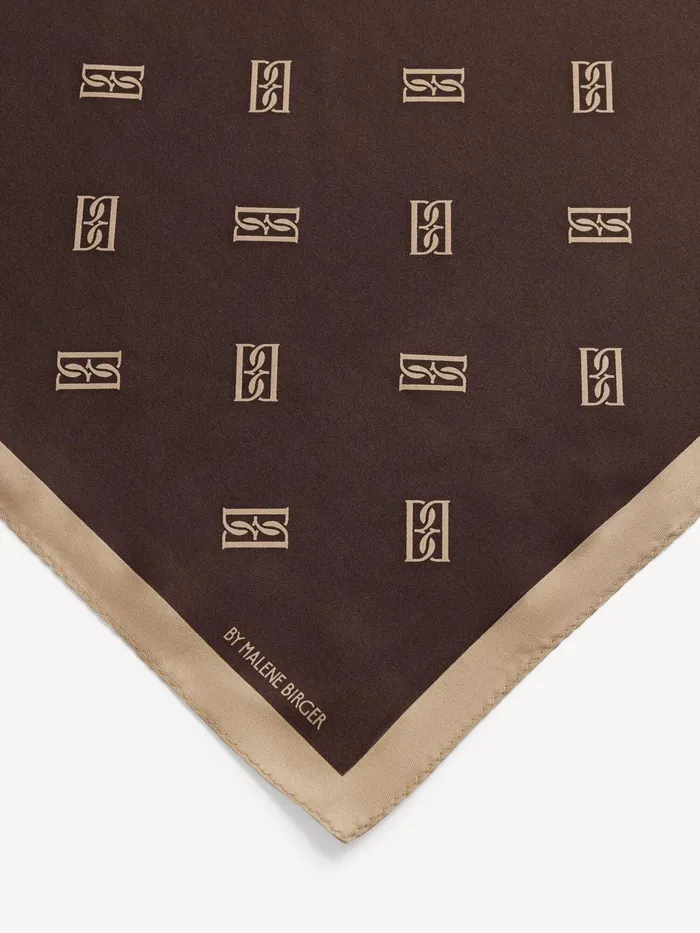 Scarves Women By Malene Birger Monnis Silk Scarf Shale
