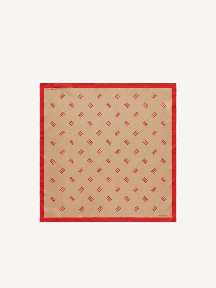 Scarves Women By Malene Birger Monnis Silk Scarf Tannin