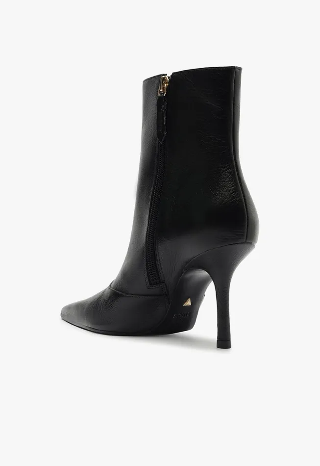 Schutz Shoes Booties Women Raffaela Stiletto Bootie Black