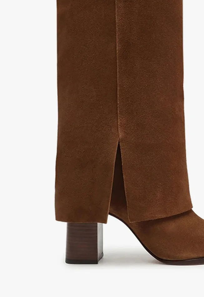 Schutz Shoes Boots Women Raffaela Cloak Boot Dark Caramel