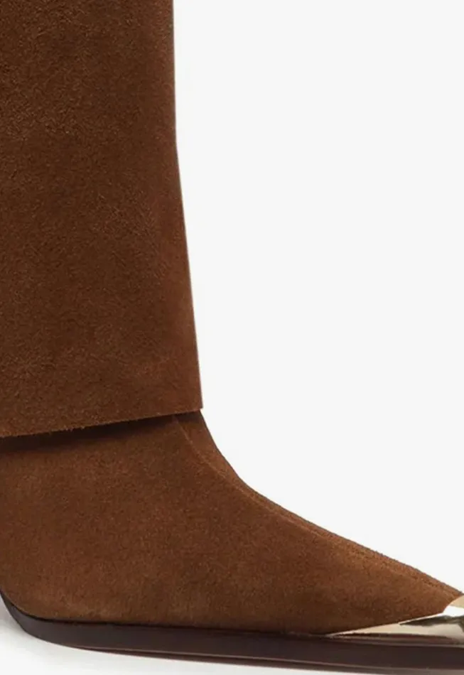 Schutz Shoes Boots Women Raffaela Cloak Boot Dark Caramel