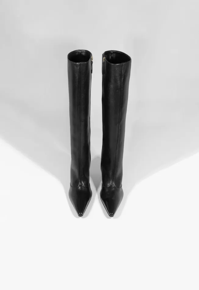 Schutz Shoes Boots Women Raffaela Up Stiletto Boot Black Schutz Shoes Boots Women Raffaela Up Stiletto Boot Black
