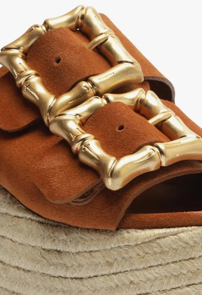 Schutz Shoes Enola Women Enola Rope Flatform Honey Peach