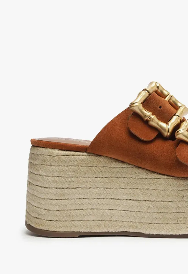 Schutz Shoes Enola Women Enola Rope Flatform Honey Peach