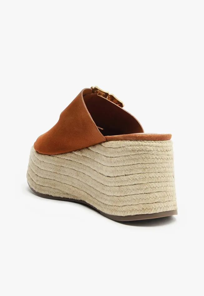 Schutz Shoes Enola Women Enola Rope Flatform Honey Peach