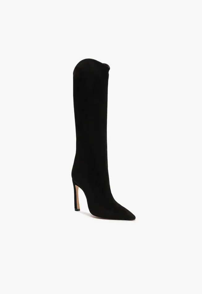 Schutz Shoes Maryana Boots Women Maryana Sculpt Nubuck Boot Black
