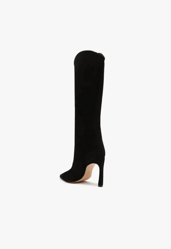 Schutz Shoes Maryana Boots Women Maryana Sculpt Nubuck Boot Black