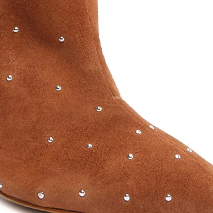 Schutz Shoes Maryana Boots Women Maryana Studded Suede Boot Brown Schutz Shoes Maryana Boots Women Maryana Studded Suede Boot Brown