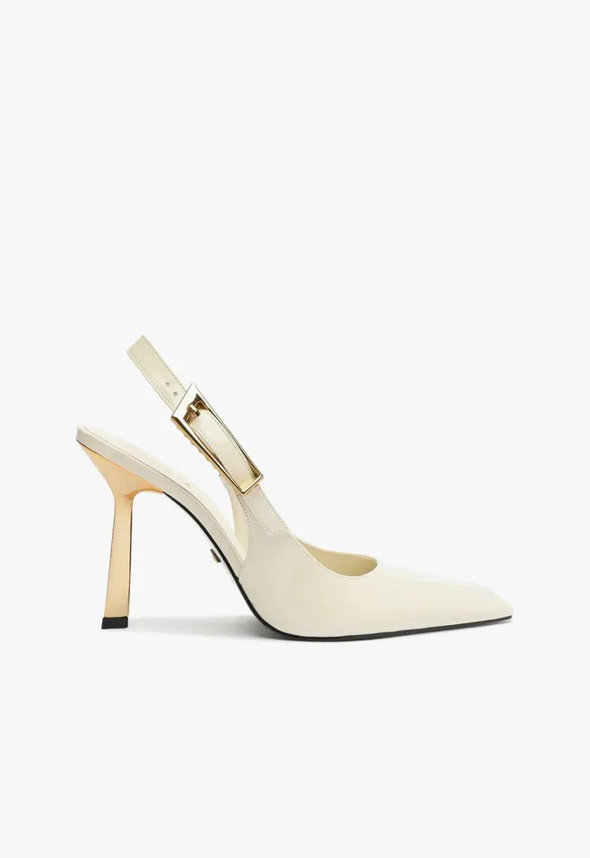 Schutz Shoes Women Ciara Patent Leather Pump White
