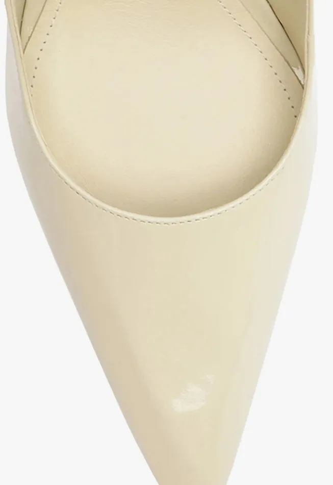 Schutz Shoes Women Ciara Patent Leather Pump White