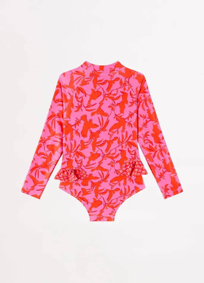 Seafolly Birds Of A Feather Girls Paddlesuit 8211 Birds Feath Girls Toddler and Girls One Pieces Seafolly Birds Of A Feather Girls Paddlesuit 8211 Birds Feath Girls Toddler and Girls One Pieces