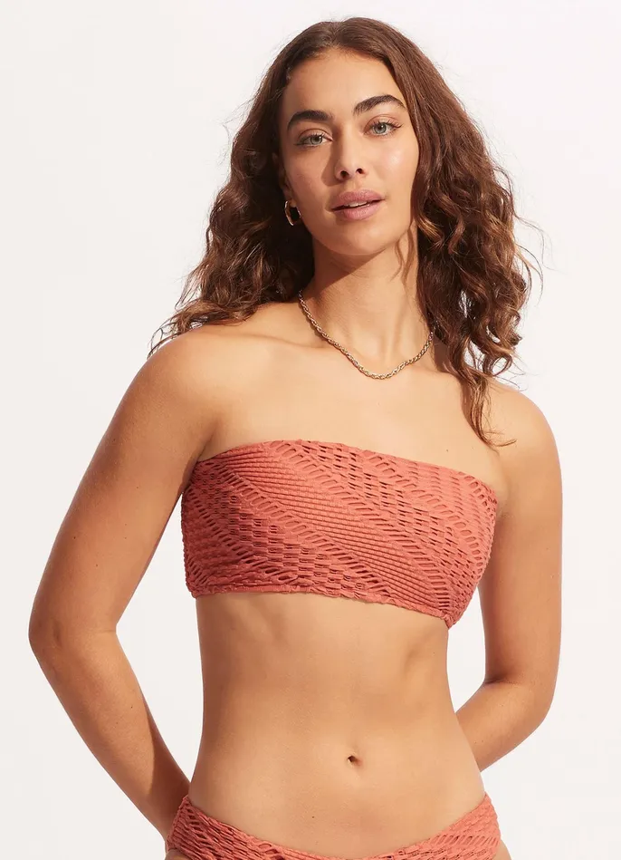 Seafolly Marrakesh Tube Top 8211 Cinnamon Women Bandeau