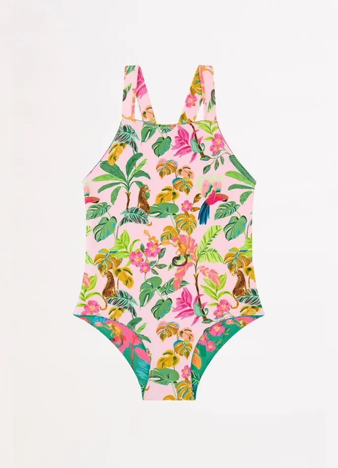 Seafolly Tropical Dreams Girls Reversible One Piece 8211 Tropical Girls Toddler and Girls One Pieces Seafolly Tropical Dreams Girls Reversible One Piece 8211 Tropical Girls Toddler and Girls One Pieces
