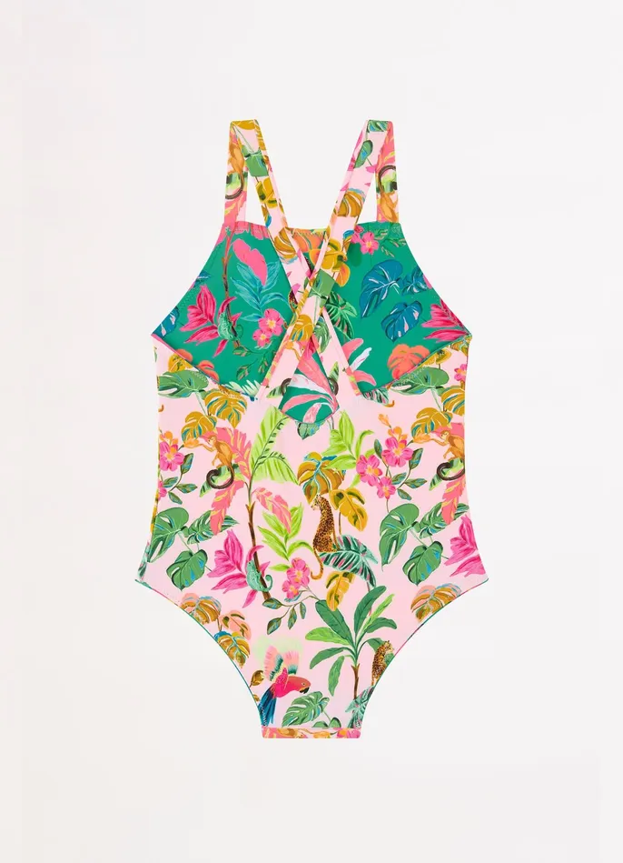 Seafolly Tropical Dreams Girls Reversible One Piece 8211 Tropical Girls Toddler and Girls One Pieces Seafolly Tropical Dreams Girls Reversible One Piece 8211 Tropical Girls Toddler and Girls One Pieces