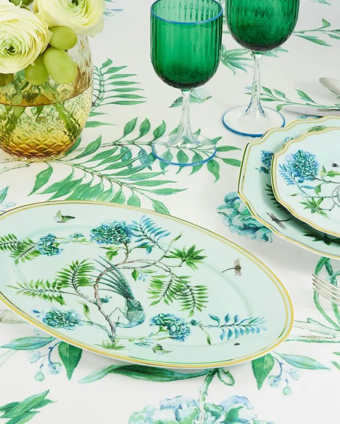 Secret Garden Tablecloth Green Women Aquazzura Table Linens Secret Garden Tablecloth Green Women Aquazzura Table Linens