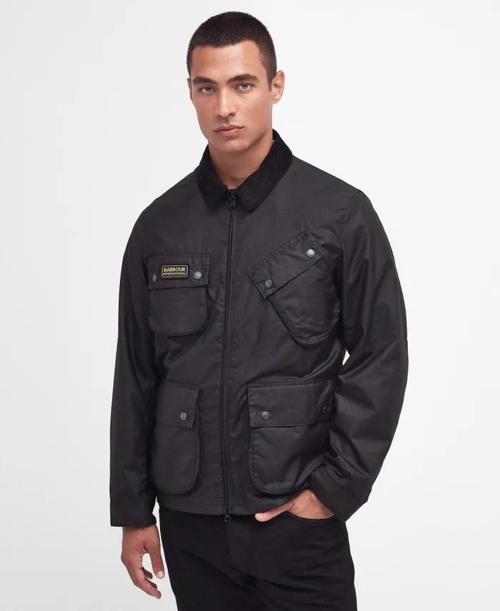 Sefton Waxed Jacket Olive Branch Men Barbour Waxed Jackets