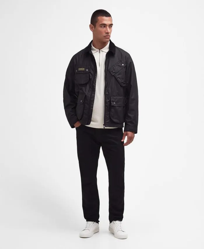 Sefton Waxed Jacket Olive Branch Men Barbour Waxed Jackets