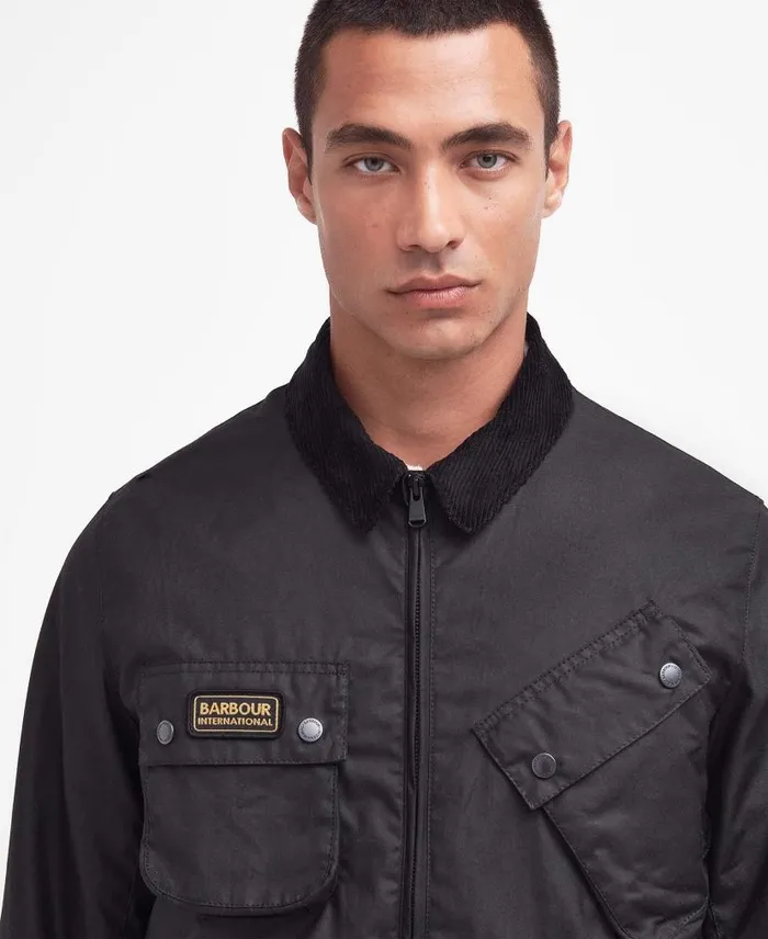 Sefton Waxed Jacket Olive Branch Men Barbour Waxed Jackets