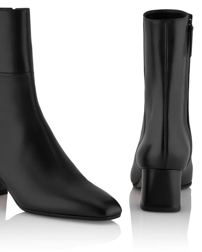 Sellier Bootie 50 Black Women Aquazzura Booties Sellier Bootie 50 Black Women Aquazzura Booties