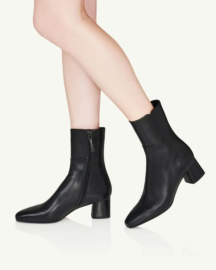Sellier Bootie 50 Black Women Aquazzura Booties Sellier Bootie 50 Black Women Aquazzura Booties
