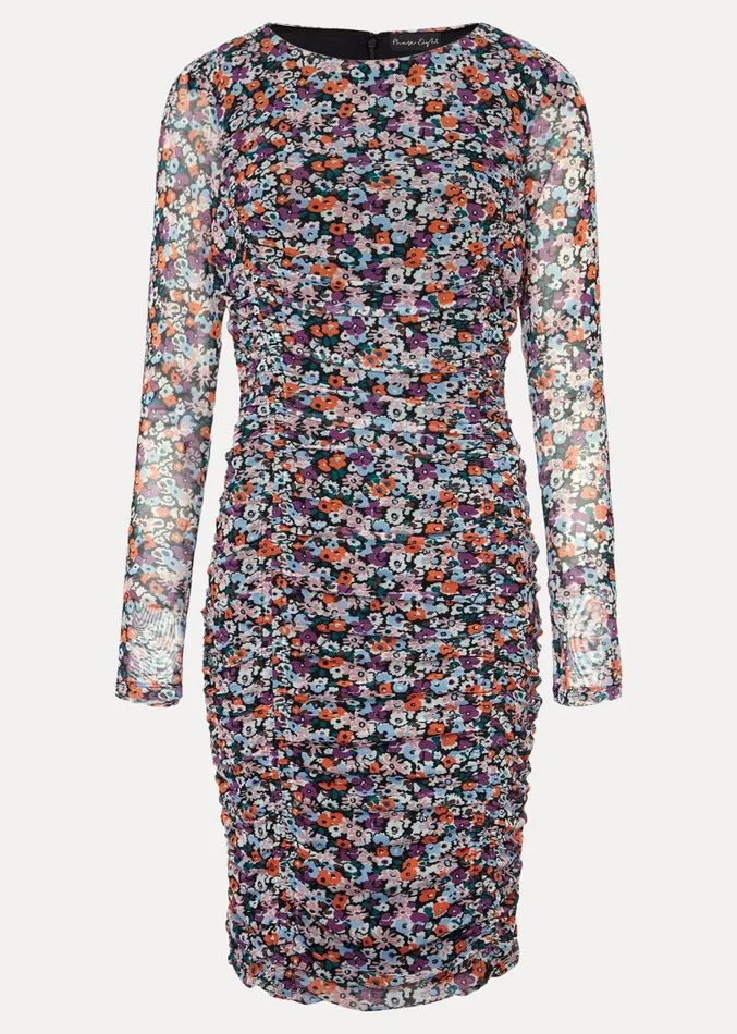 Serena Jersey Floral Midi Dress Multicoloured Women Phase Eight Dresses
