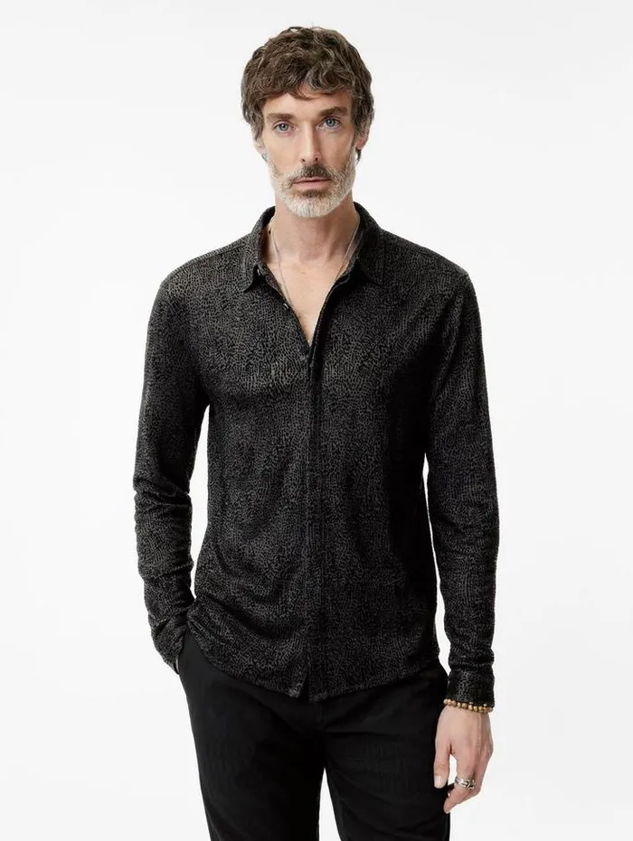 Shirts Men John Varvatos CARRILHO SHIRT Black
