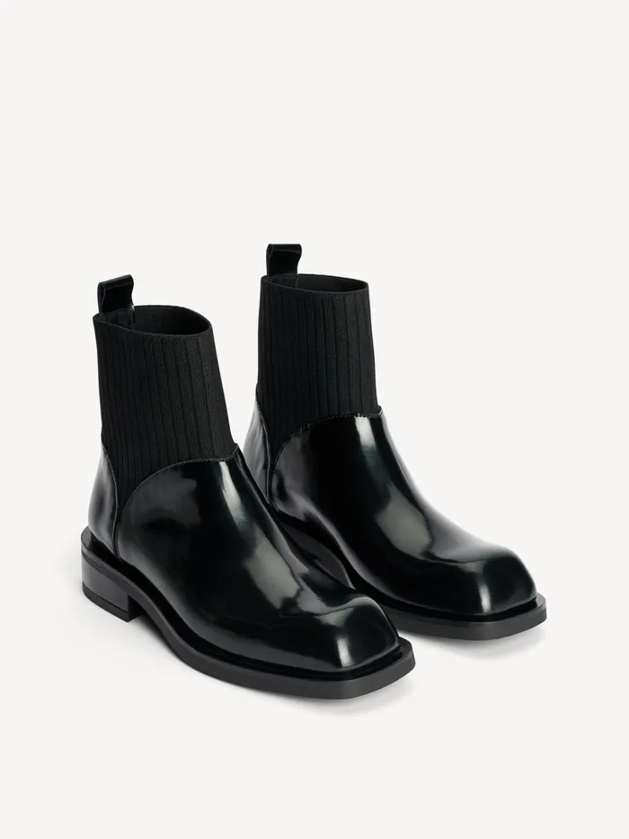 Shoes Women By Malene Birger Perlla Leather Boots Black
