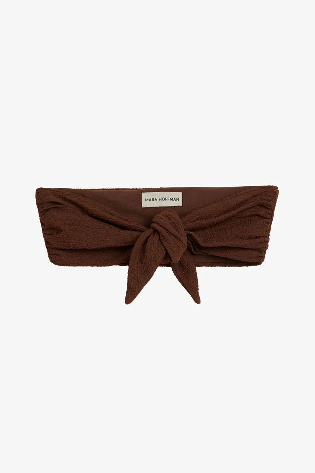 Shop Bikini Tops Mara Hoffman Kai Bikini Top Brown