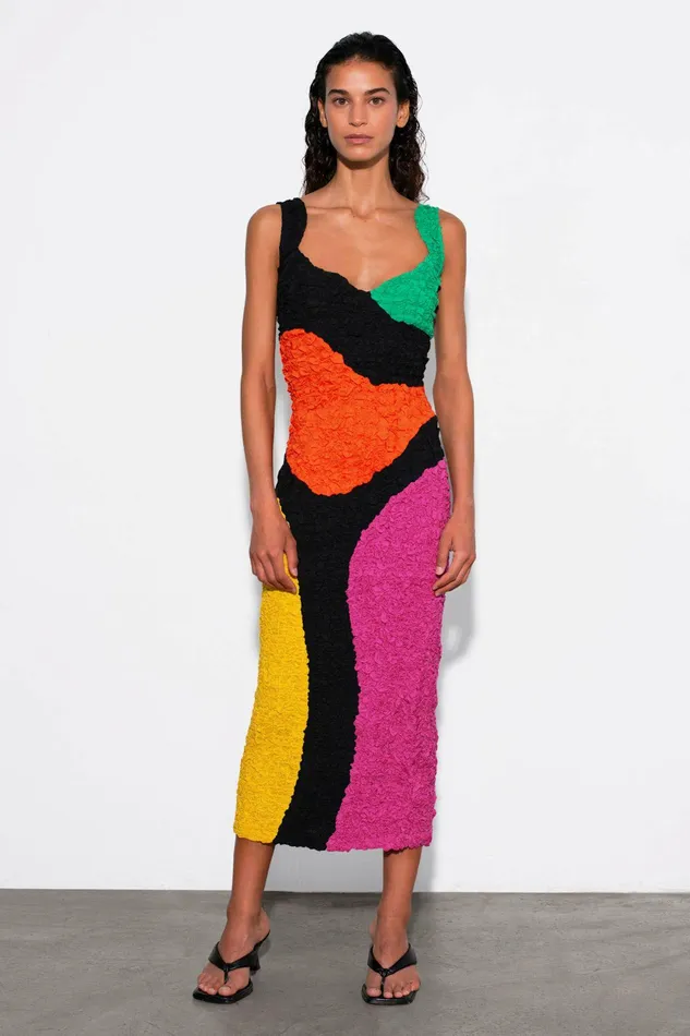 Shop Dresses Mara Hoffman Ramona Dress Multi Shop Dresses Mara Hoffman Ramona Dress Multi