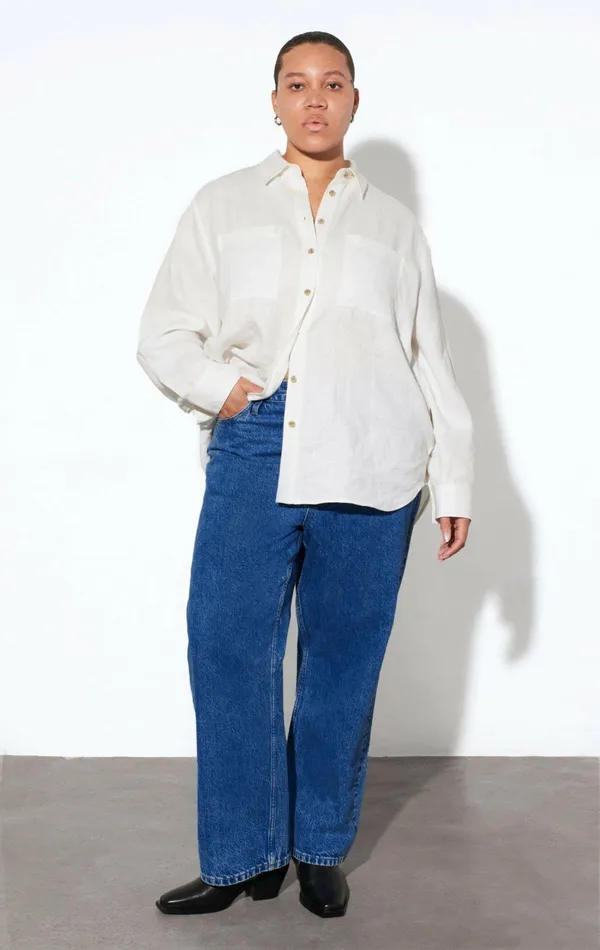 Shop Extended Sizes Mara Hoffman Extended Georgina Pant Blue Shop Extended Sizes Mara Hoffman Extended Georgina Pant Blue