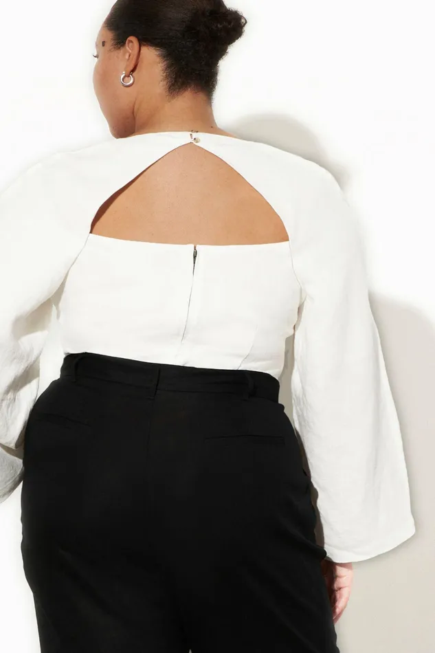 Shop Extended Sizes Mara Hoffman Extended Julia Top White Shop Extended Sizes Mara Hoffman Extended Julia Top White