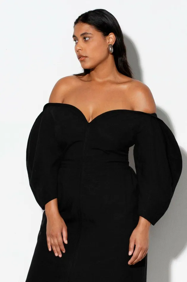 Shop Extended Sizes Mara Hoffman Extended Leonara Dress Black Shop Extended Sizes Mara Hoffman Extended Leonara Dress Black