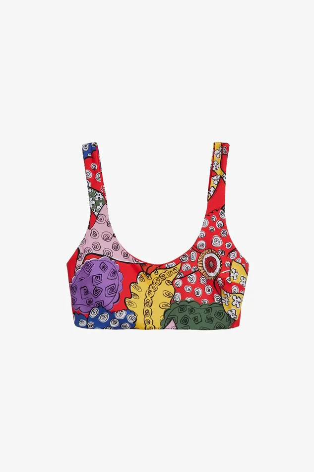 Shop Extended Sizes Mara Hoffman Extended Lira Bikini Top Red