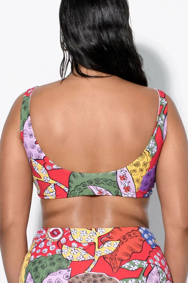 Shop Extended Sizes Mara Hoffman Extended Lira Bikini Top Red Shop Extended Sizes Mara Hoffman Extended Lira Bikini Top Red