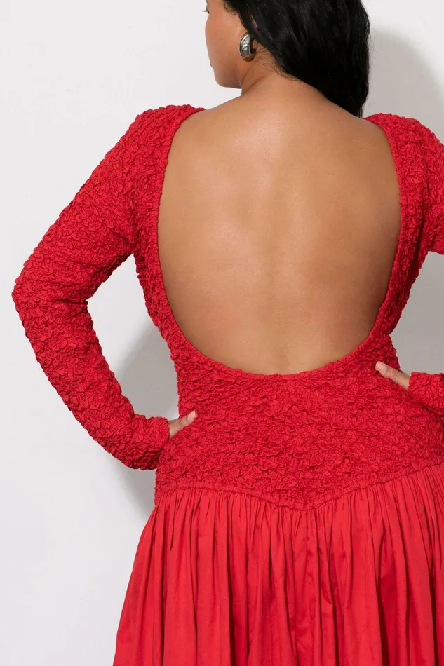 Shop Extended Sizes Mara Hoffman Extended Mereba Dress Red Shop Extended Sizes Mara Hoffman Extended Mereba Dress Red