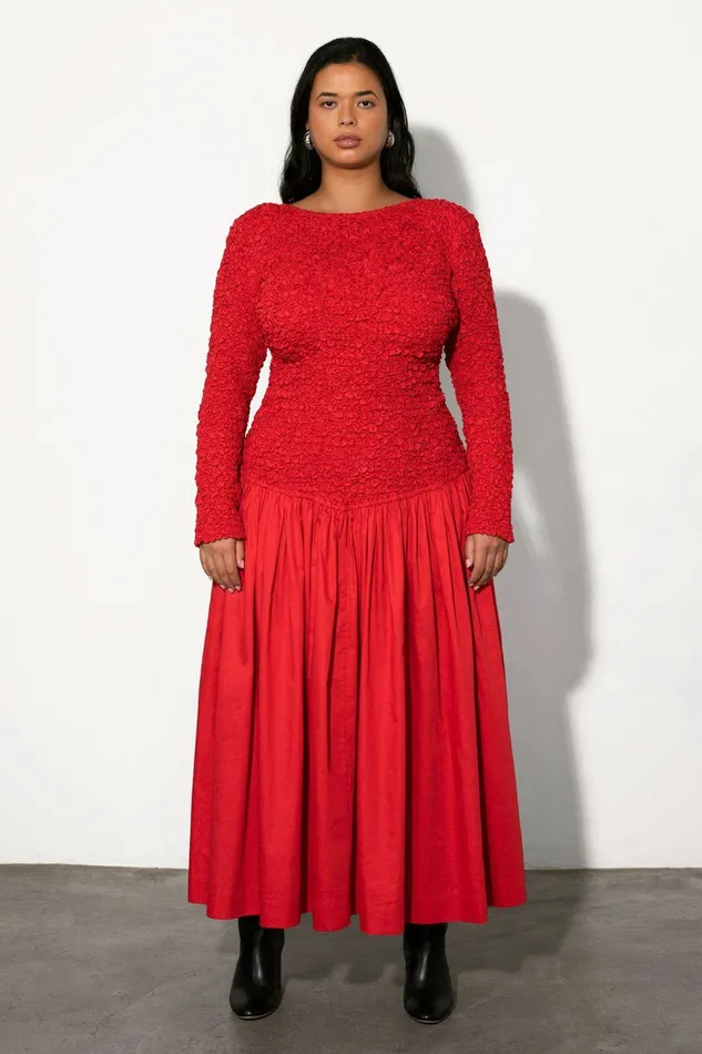 Shop Extended Sizes Mara Hoffman Extended Mereba Dress Red Shop Extended Sizes Mara Hoffman Extended Mereba Dress Red